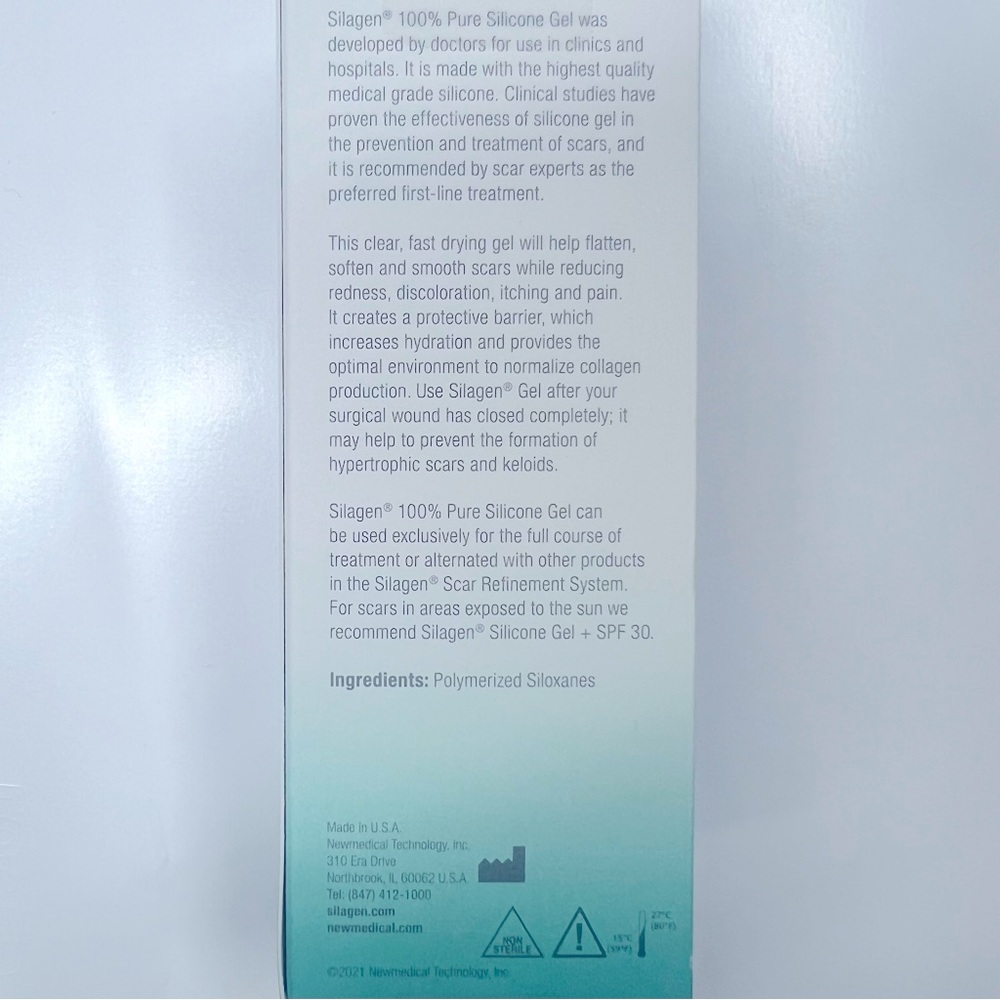 SALE 🏷️ SILAGEN 100% PURE SILICONE GEL FOR SCARS (30 g) *Price Firm* - Picture 2 of 4